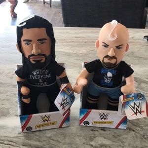 WWE stone cold and. Roman Reigns